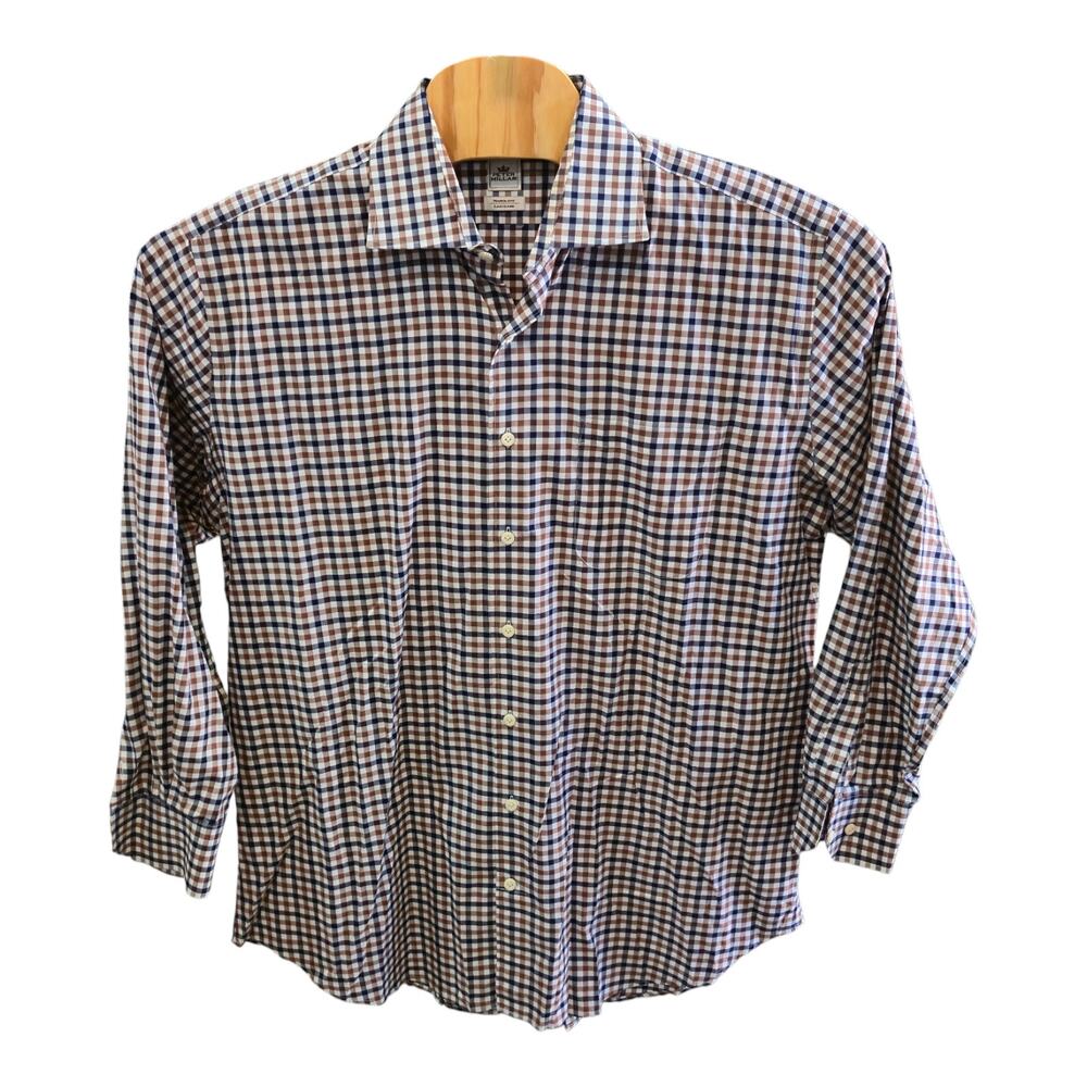 Peter Millar Easy Care 17 Long - Long Sleeve Button Down Shirt - Preowned